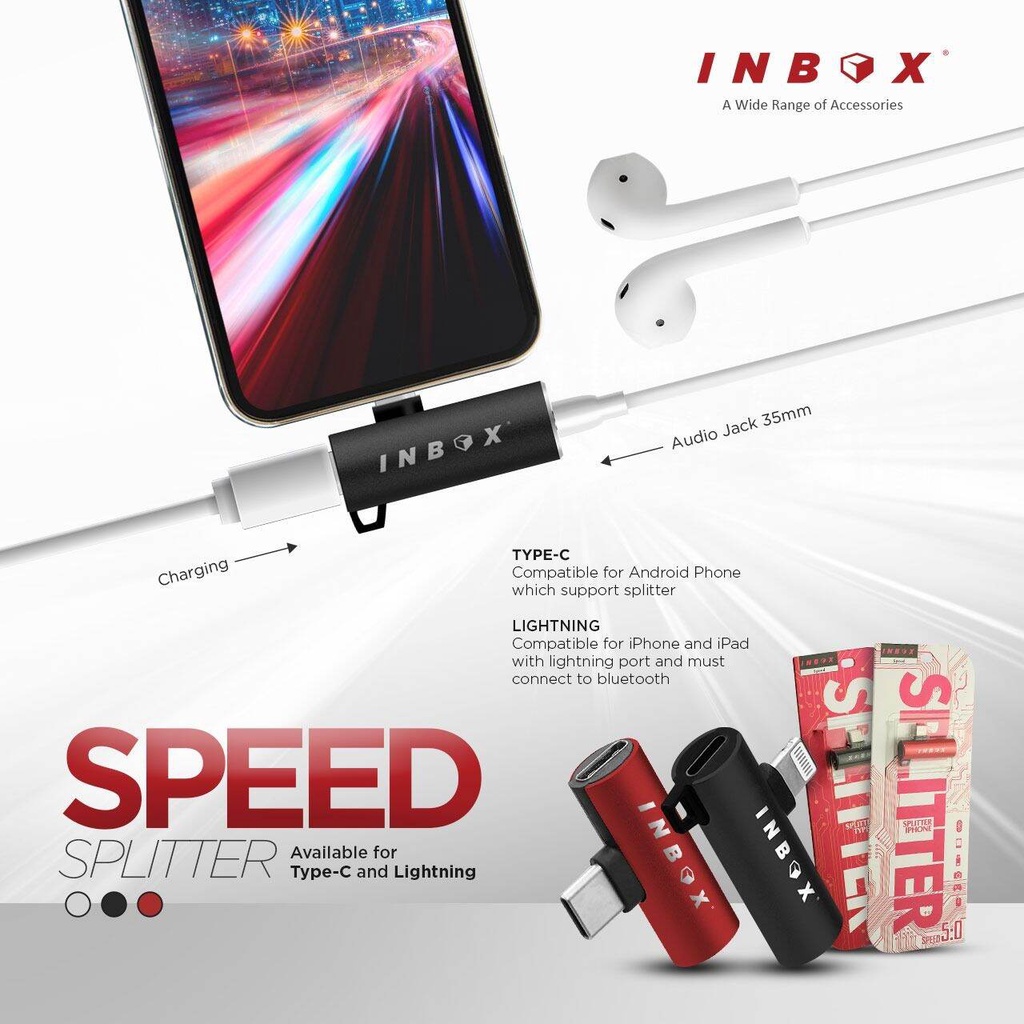 Inbox Speed Splitter Converter Lightning