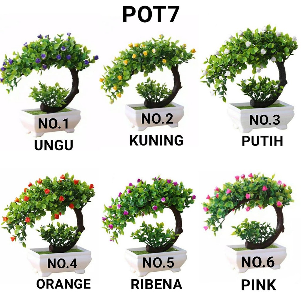 JY POT7 TANAMAN BUNGA HIAS BUNGA PLASTIK DEKORASI RUMAH BUNGA HIAS PLASTIK DEKORASI RUANGAN