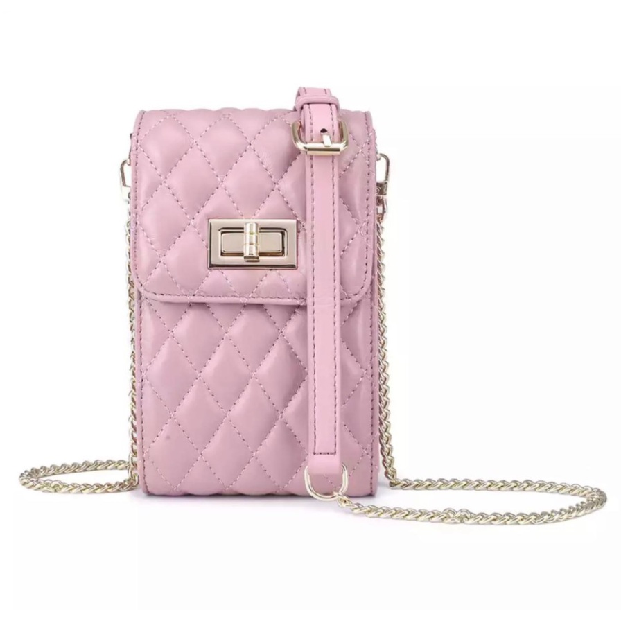 PA Dompet Pocket Tas Selempang Wanita Fashion Slingbag Rantai Tas Handphone Sling Bag hp Wanita Chacha - TF059