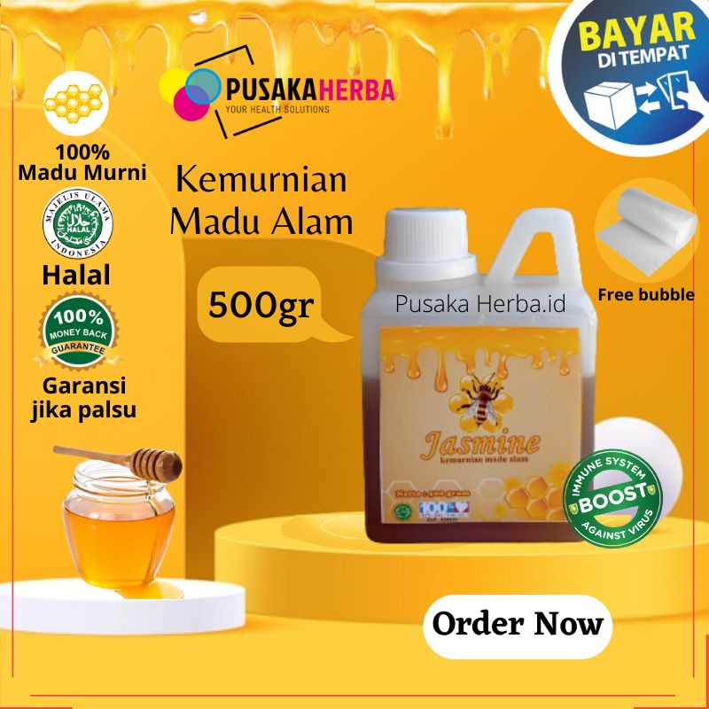 

Makanan Madu 500gr Asli Murni 100% Asli100% Murni100% Honey Madu Hutan Sumbawa Suku Badui Multiflora