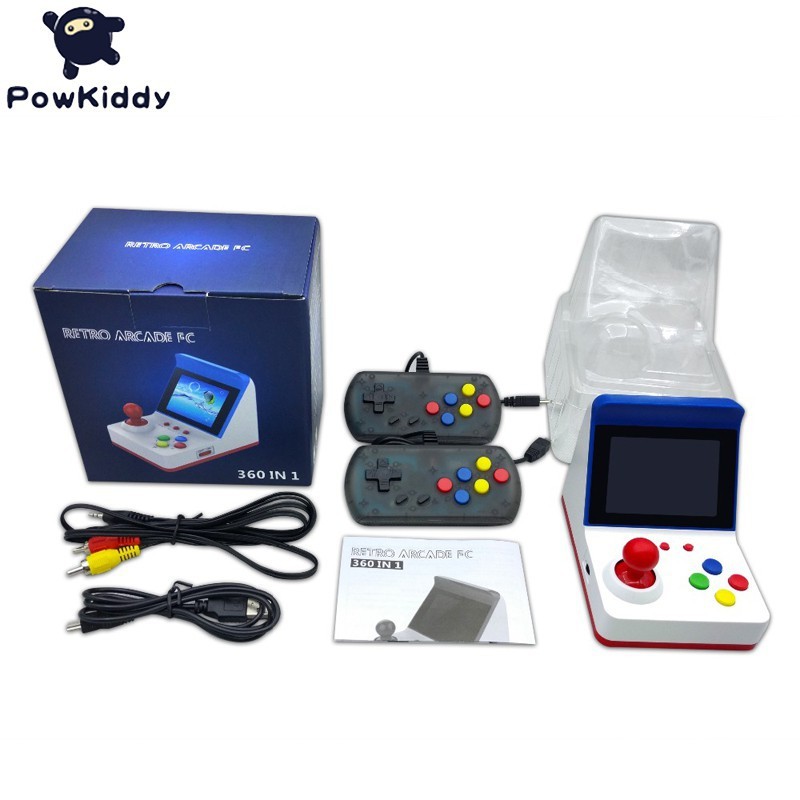 POWKIDDY A6 Mini Handheld Video Game Console Classic Retro Games