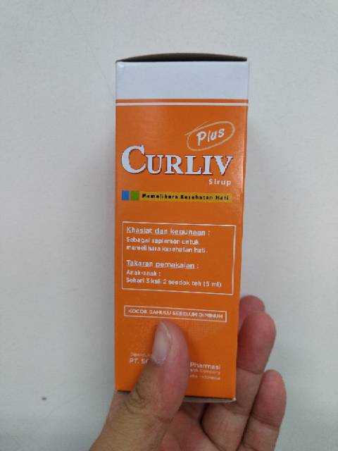 CURLIV PLUS SYRUP 120ML KEMASAN BARU