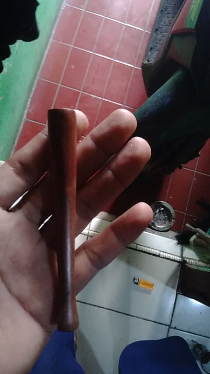 Pipa Cangklong Kayu Galih Asem, Stigi, Kopi 12 Cm