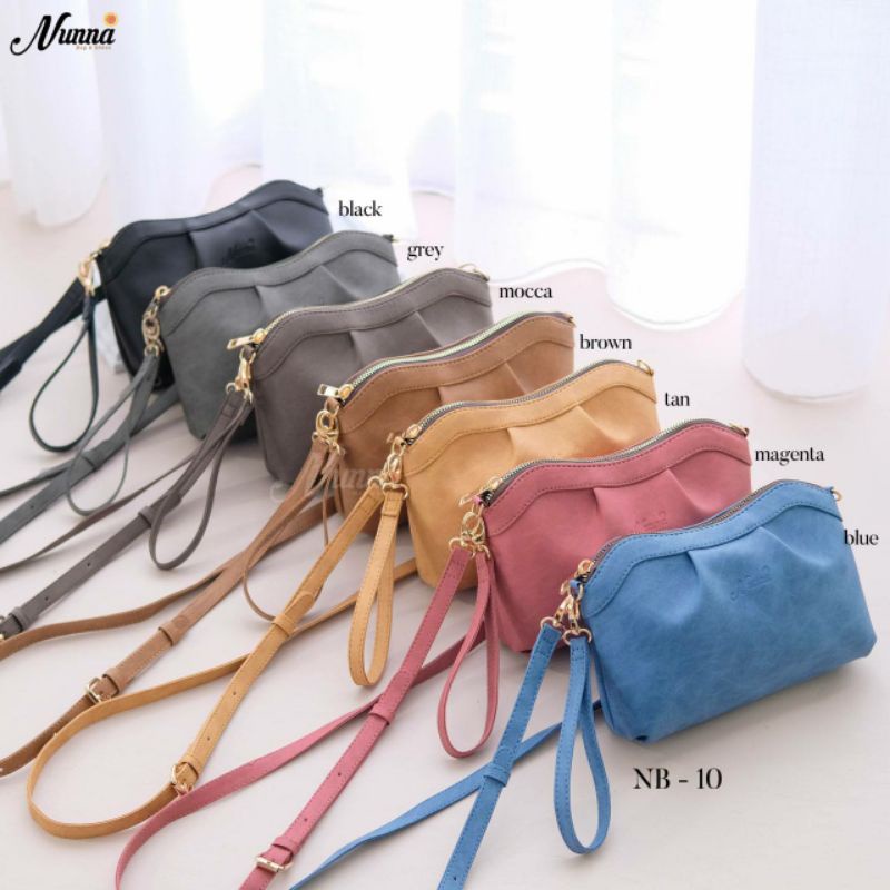 NUNNA / NB10 / NUNNA BAG / 2in1 BAG / TAS NUNNA / CLUTH BAG / SLING BAG