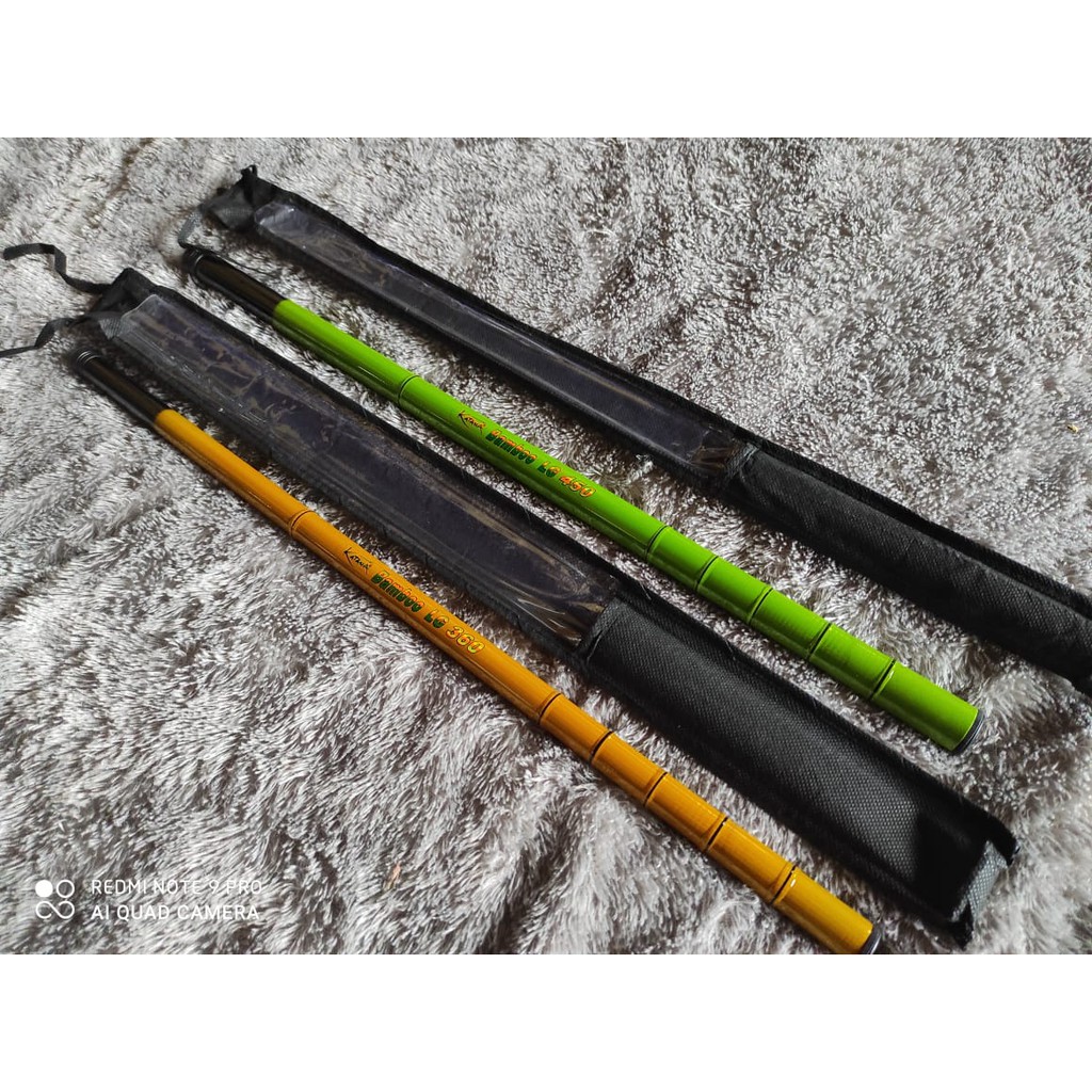 joran pancing tegek katana bamboo LG 360. 450