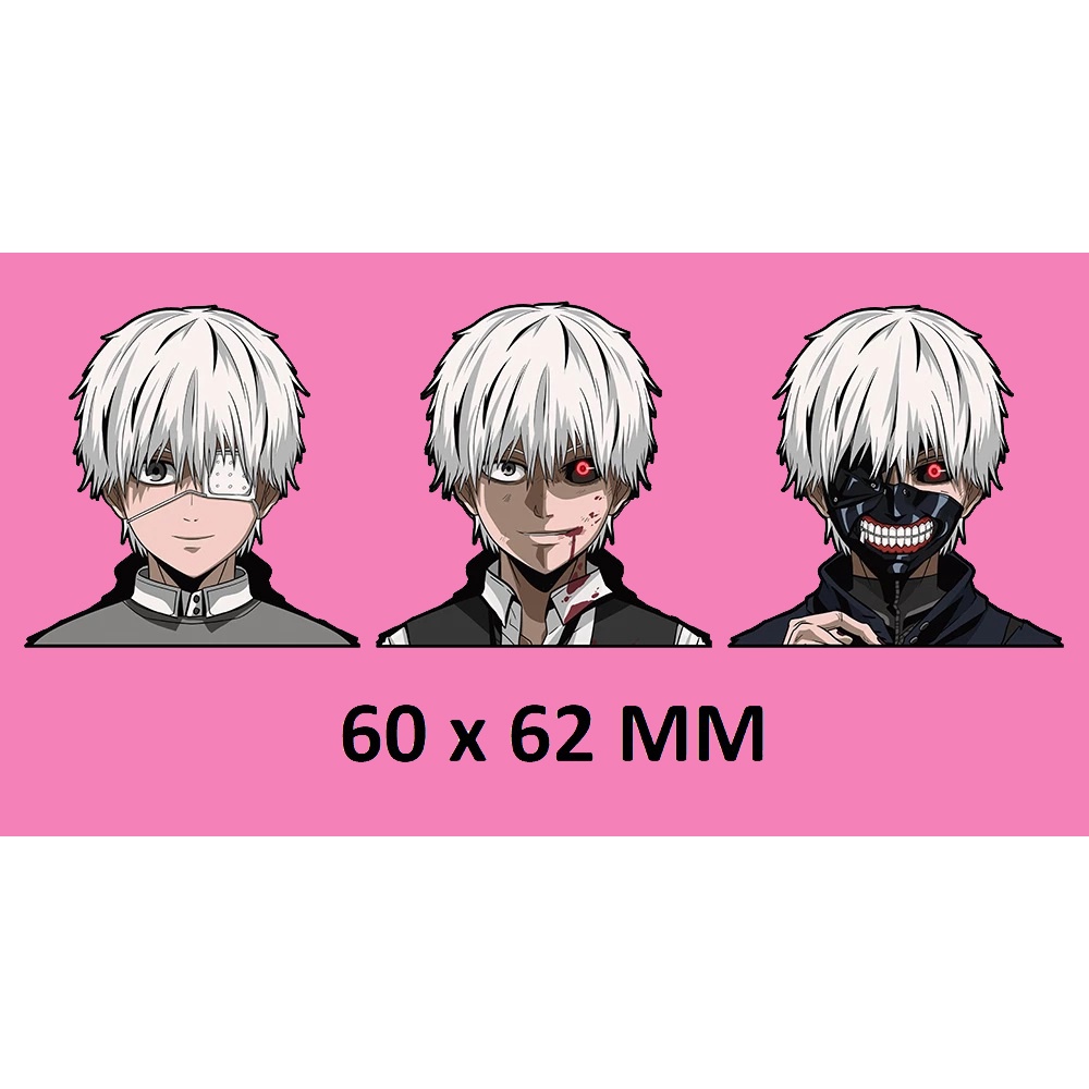 

Tokyo Ghoul Ken Kaneki 3D Motion Sticker Anime - Sticker Bergerak