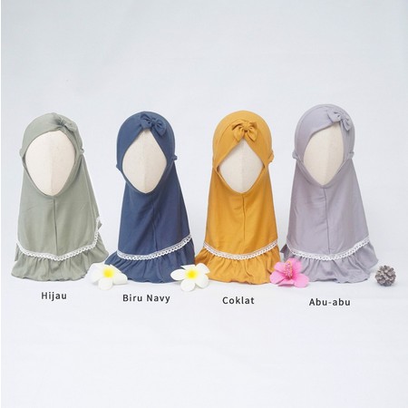 JILBAB VINATA BAYI RENDA RAMPLE PITA MURAH - HIJAB BAYI