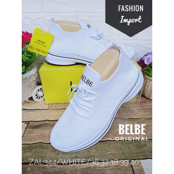 belbe maron / sepatu wanita / sneakers / sepatu import / sepatu rajut / sepatu original belbe