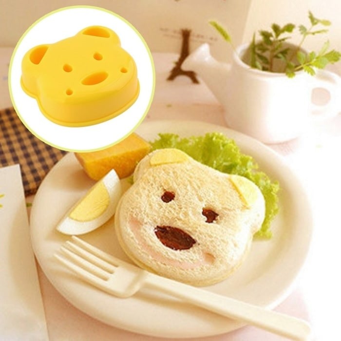 Cetakan Roti Beruang Bisa Untuk Nasi Juga - Cetakan Nasi Bekal Anak BEAR - Cetakan Bento Nasi Roti - Sandwich Mold BEAR