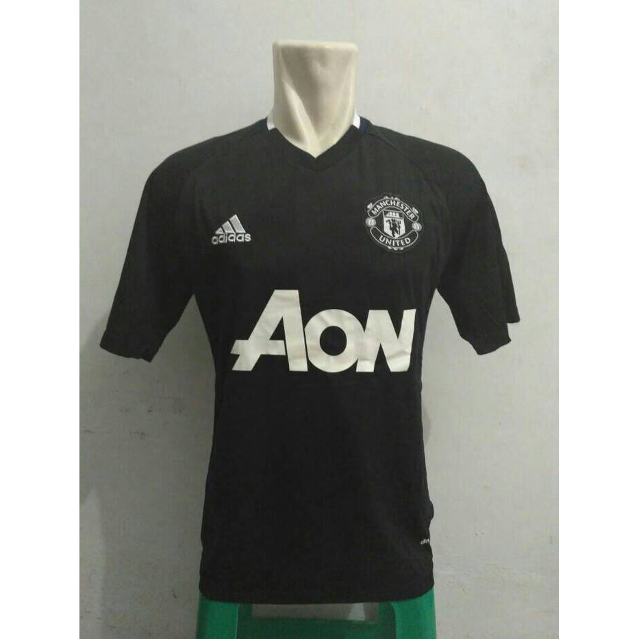 Jersey Manchester United Training Hitam 2016/2017 grade ori official