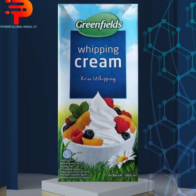 

(BISA COD) greenfields whipping cream 1l