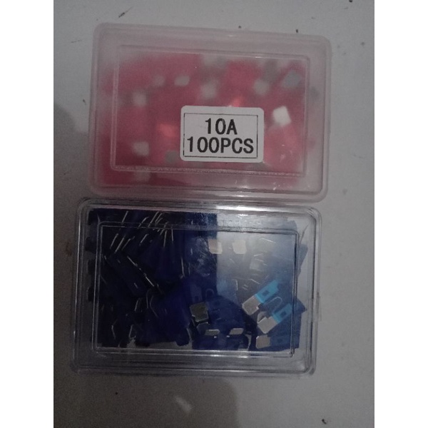 sekring tancap besar 10 A/ 15 A (isi 100 pcs)