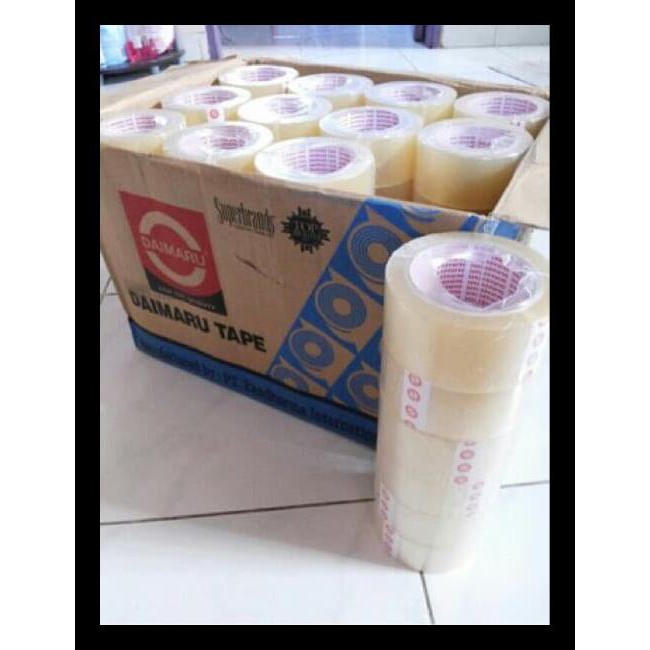 

Hot Product Lakban Daimaru 2 Inch / 48 Mm 90 Yard Full Bening / Coklat - Cokelat Tua Promo