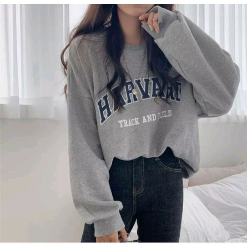 HARVARD SWEATER OVERSIZE OBLONG CREWNECK