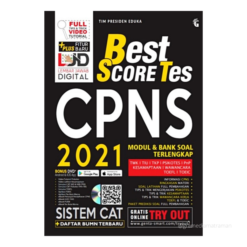 Tim Presiden Eduka - Best Score Tes CPNS 2021