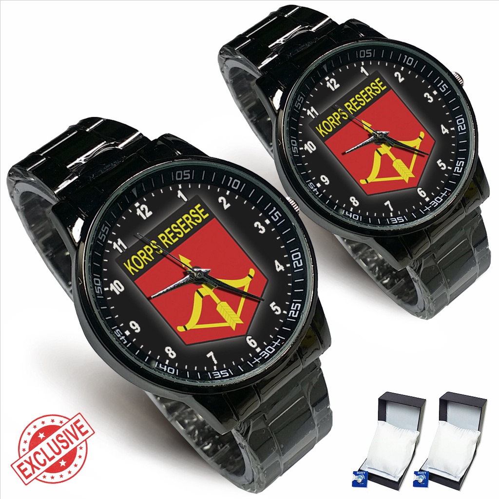 Jam Tangan Rantai Couple KORPS RESERSE (Amazing)