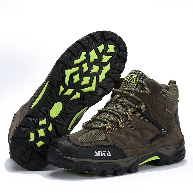 Sepatu Gunung Snta 469 Green Adventure Trekking/Hiking/Outdoor