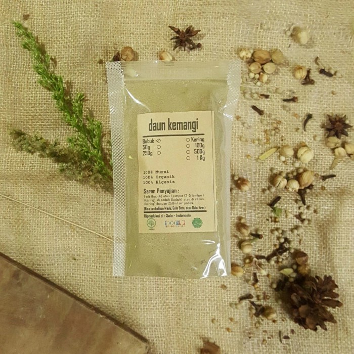 

DAUN KEMANGI BUBUK 50 GRAM - Ocimum Africanum - MURNI