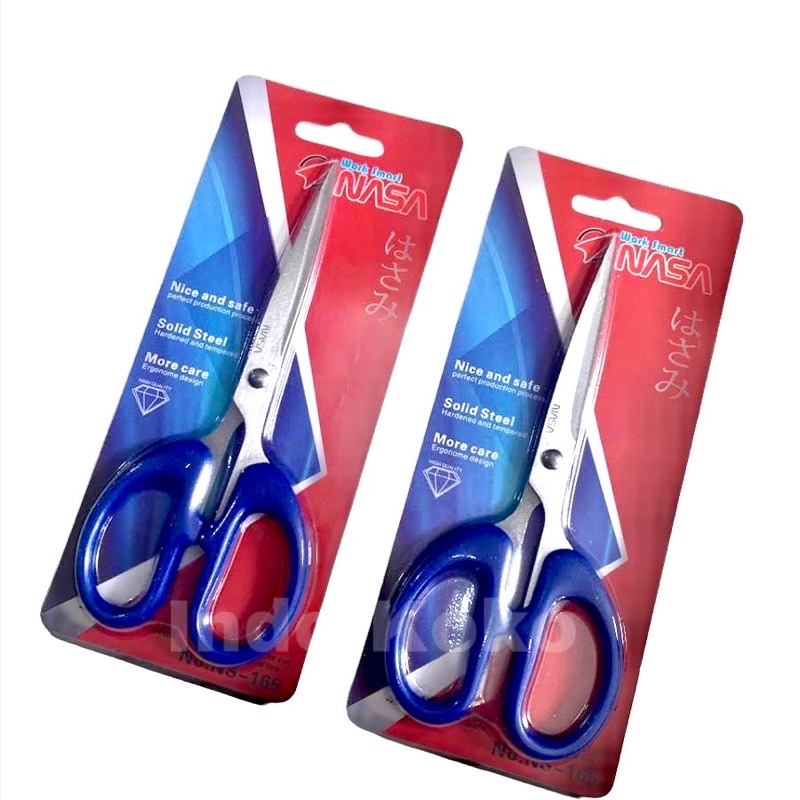 

NASA 6” SEDANG Gunting kertas 6”inci nasa gagang pvc Gunting kain 6inchi Gunting serbaguna 6inci