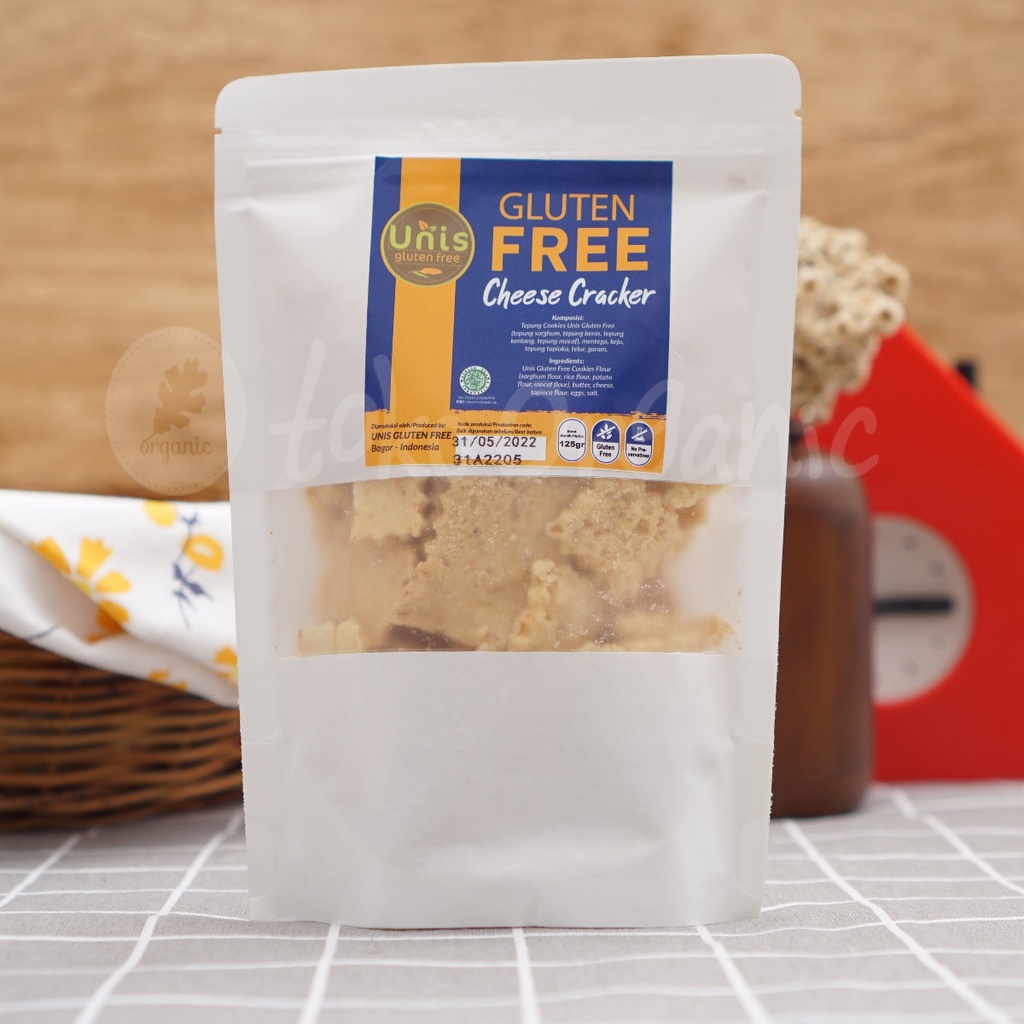 

Gluten Free Cheese Cracker 125gr - Unis