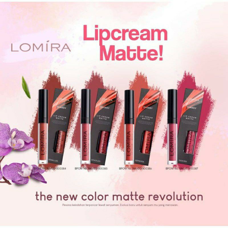 [ PERPC ] LOMIRA  MATTE / LIPCREAM /LIPTINT/LIP SERUM BIBIR LOMIRA