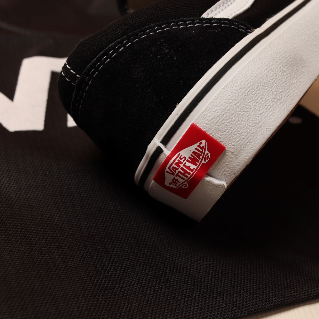 Paket 100% Import Vans Old Skool BlacK White + Tote Bag Vans
