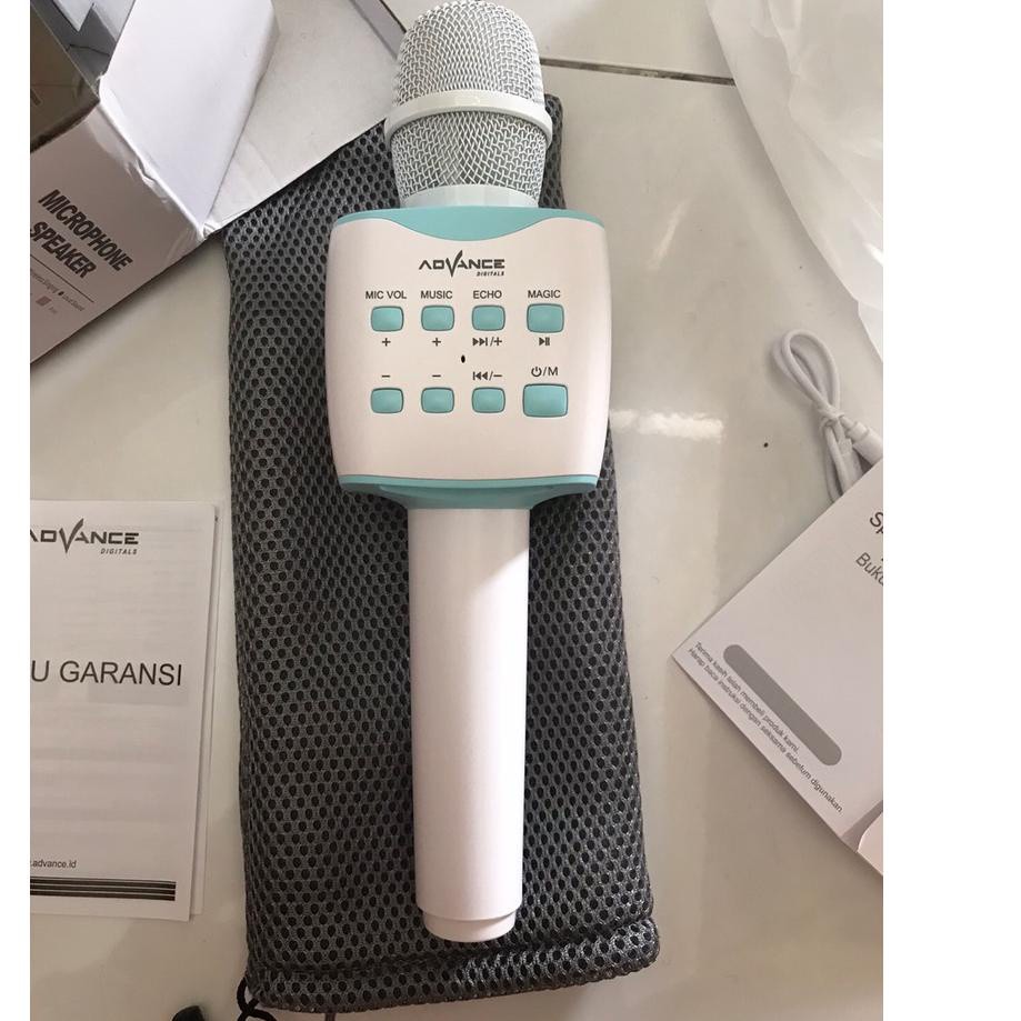 Advance Microphone AMS-18 Speaker Bluetooth Mic Karaoke