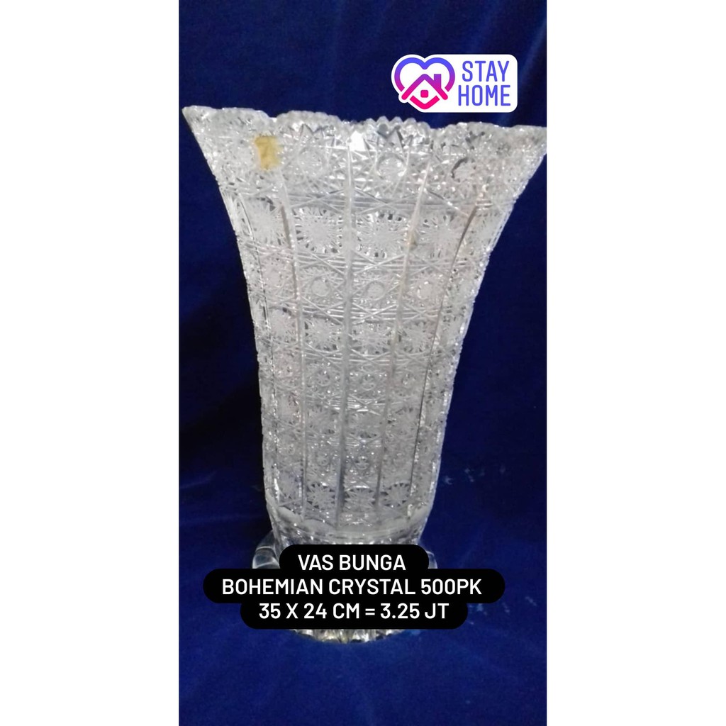 Vas Bunga Bohemian Crystal 500PK 35 x 24 cm