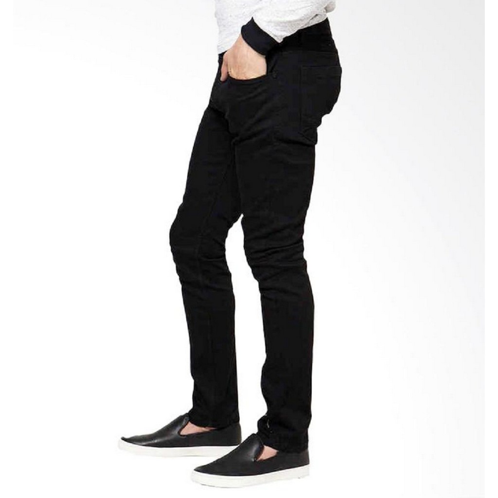 celana jeans hitam skinny / slimfit panjang pria - DC - Levis - Lois - Cheapmonday - PSD