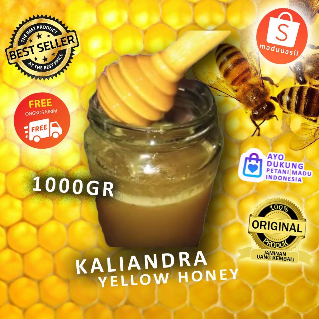 

Madu Kaliandra Honey Caliandra Raw Honey - Special Honey Caliandra PREMIUM 1kg MURNI - GRATIS ONGKIR