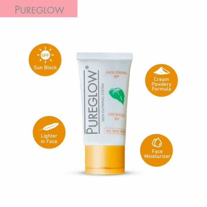 Pureglow Face Cream Dc Spf40 All Skin Type