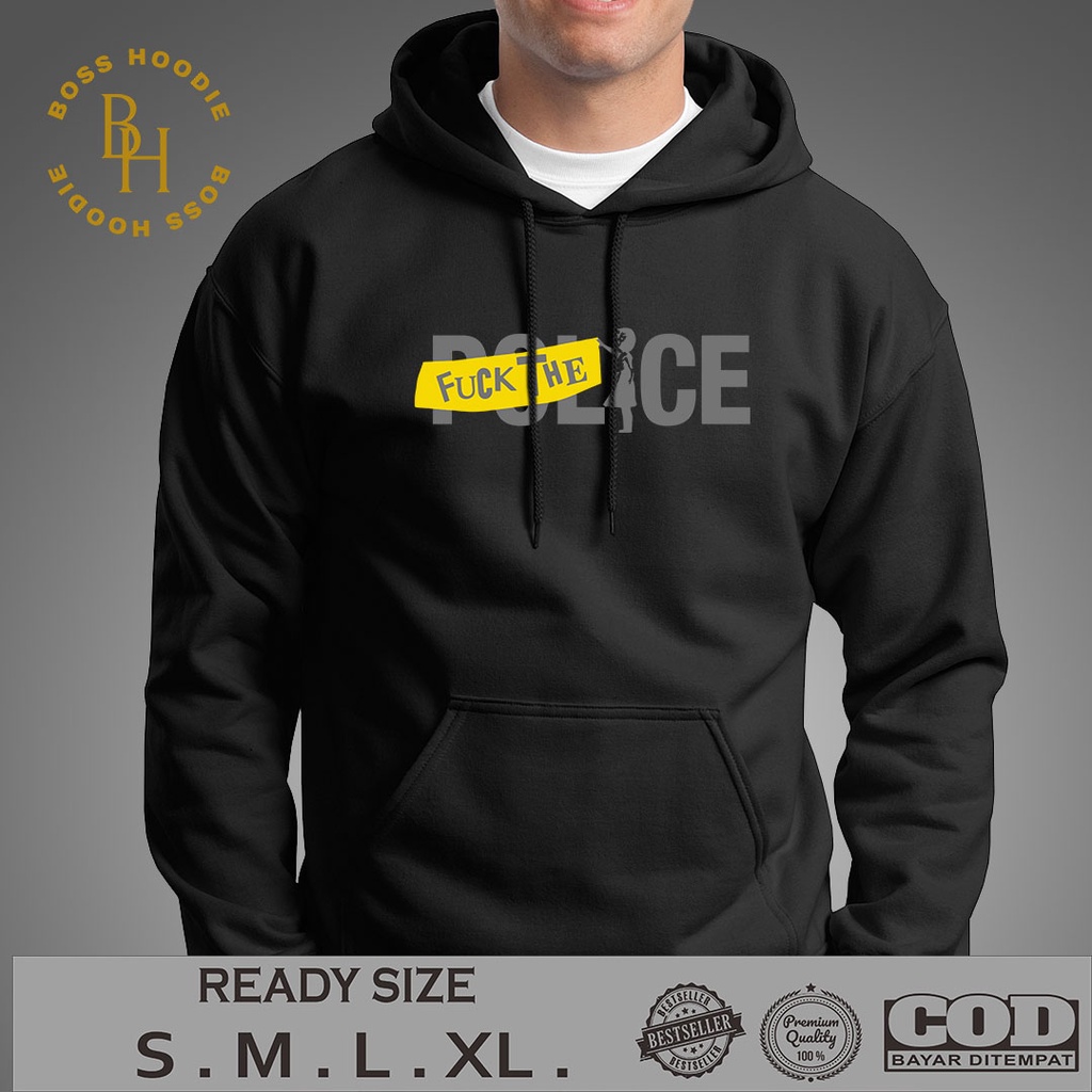 HOODIE FVCK THE POLICE / HOODIE PRIA / JAKET PRIA / HOODIE KEREN