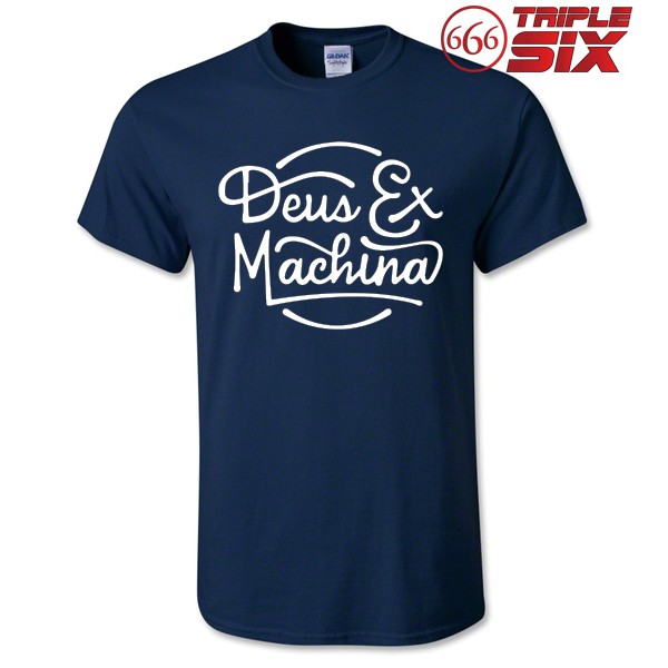Kaos T Shirt Deus ex machina NAVY