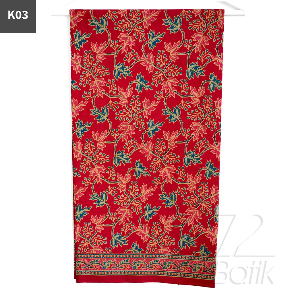 KAIN BATIK PREMIUM Bahan Katun Motif Daun Pepaya Warna Biru 722219 Cap 72 Jarik Jarit Samping Kebat Panjang Batik Katun Modern Premium Bahan Seragam Batik Pernikahan Kantor Keluarga Murah Kamen Jadi Batik Bali Lembaran