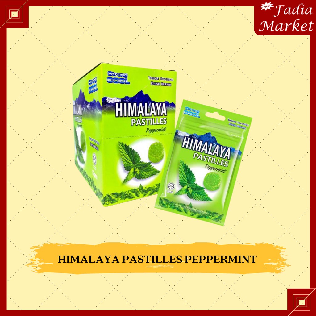 

Himalaya Pastilles Peppermint / Box (Permen Himalaya Pastilles)