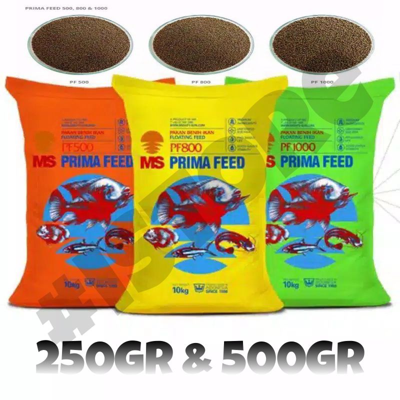 Pf 500 Pf 800 Pf 1000 Pakan Ikan Cupang, Mas, Nila, Guppy, Lele, Louhan, Komet
