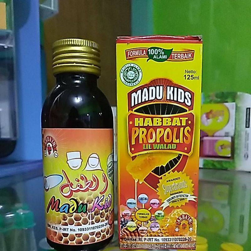 madu kid 110ml / madu kids habbat propolis 125ml