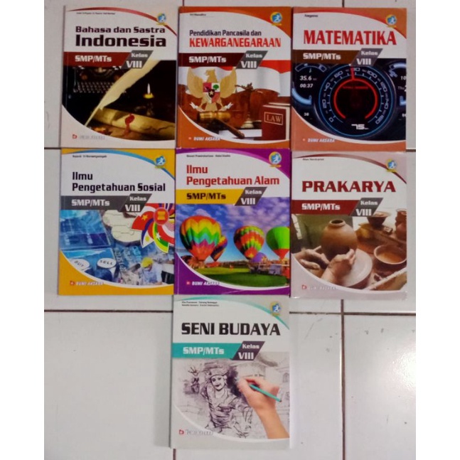 Jual Buku Paket Pelajaran Kelas 8 SMP/MTs K13 Revisi Bumi Aksara ...