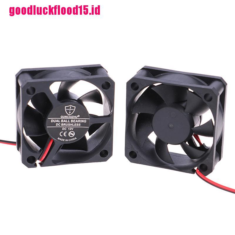 {LUCKID}5020 5V/12V/24V 50*50*20 mm 2wire 2-Pin Server Inverter Cooling Fan