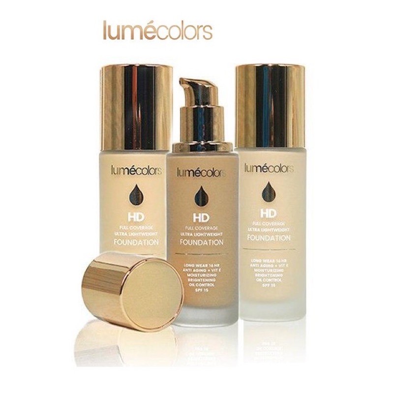 LUME FOUNDATION By Lumecolors HD Foundation Full Coverage Ultra