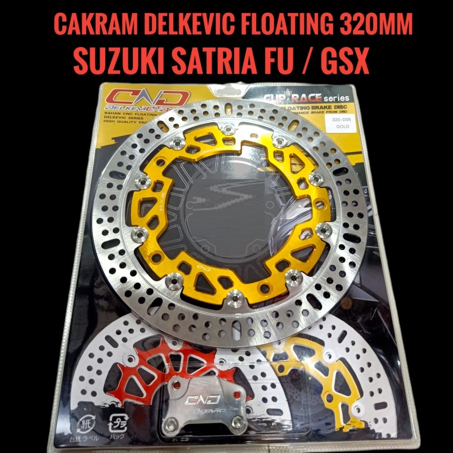 Cakram Disc Depan Delkevic GSX Satria Fu fi 320mm