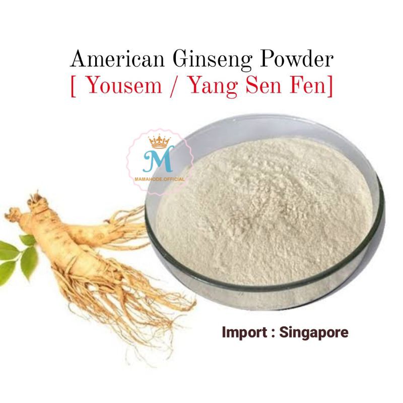 

GINSENG POWDER / BUBUK GINSENG / YOSEM / YANG SEN / AMERIKAN GINSENG