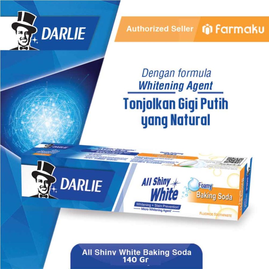 Darlie All Shiny White Foamy Baking Soda 140 gr