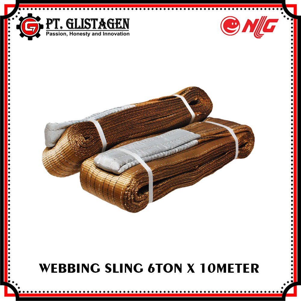 Webbing Sling 6 Ton x 10 Meter