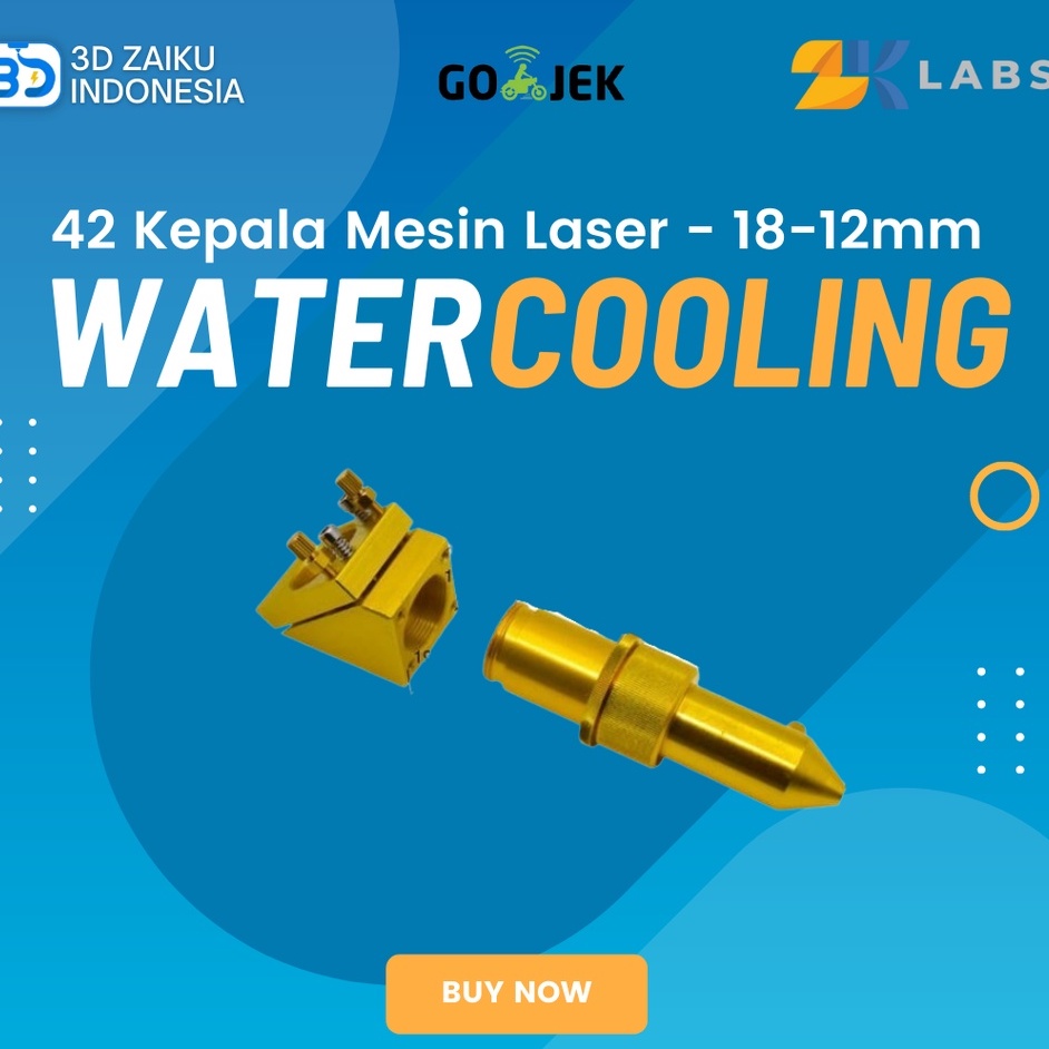 Zaiku CNC LS CO2 Laser Head 42 Kepala Mesin Laser Lensa 18 mm