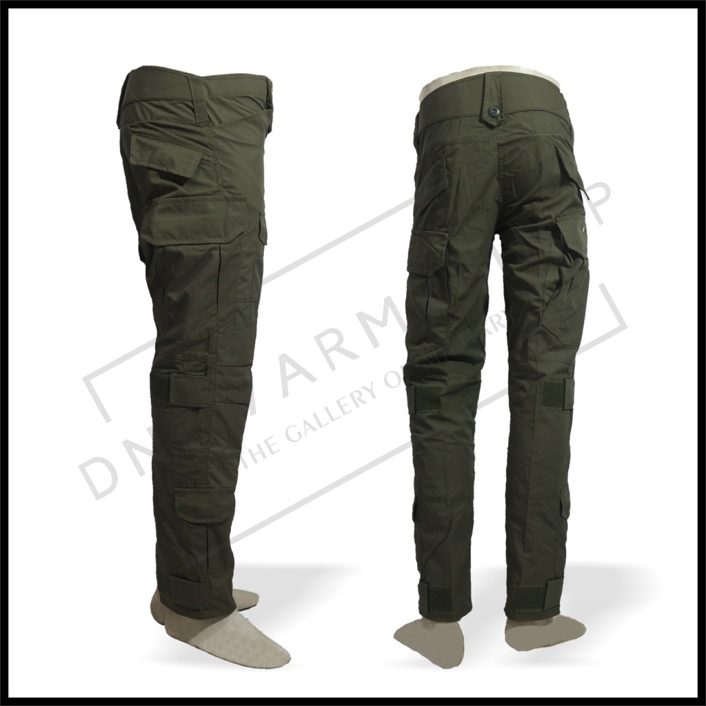 Setelan Seragam Sat Pol PP Tactical Outdoor Hijau Ripstop Premium Quality