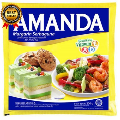 

Amanda Margarin Serbaguna Sachet 200 gr