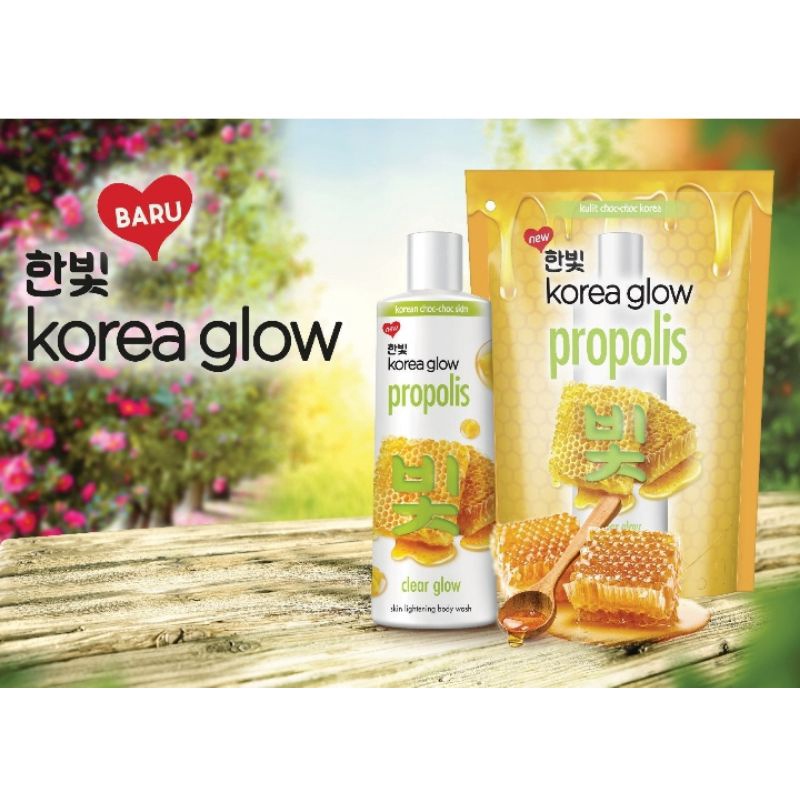 Korea Glow Body Wash refill 450ml / Botol 250mL
