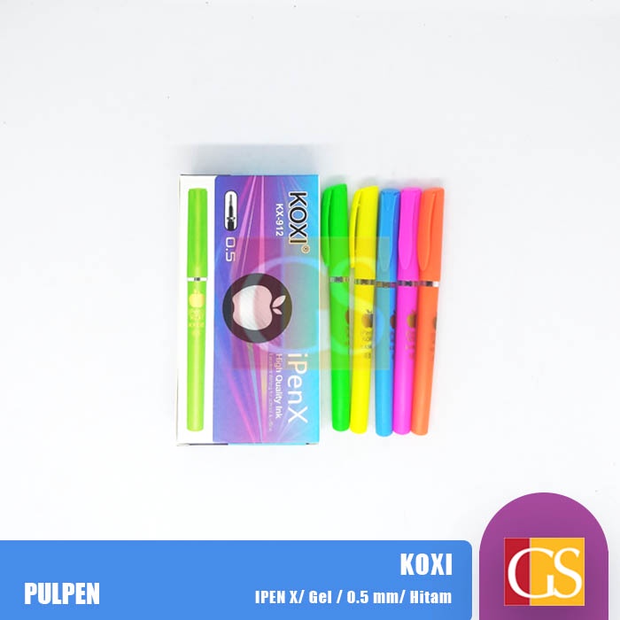 

Pulpen Gel Apple Ipen Tinta Hitam 0.5mm 12 Pcs / 1 Lusin