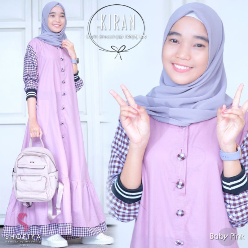 gamis anak tanggung / Gamis kiran ori shofiya / Gamis solo / Gamis anak/ gamis remaja
